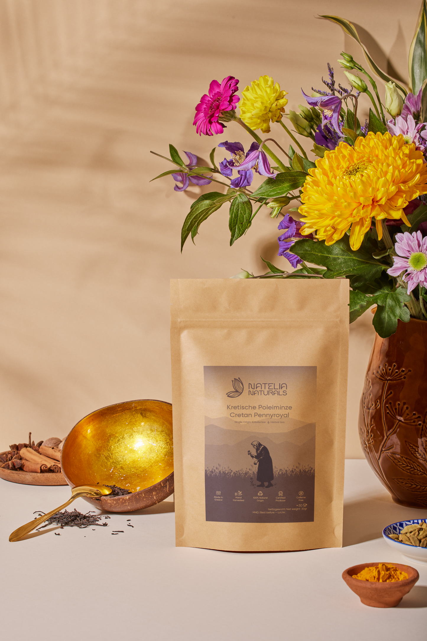 Cretan Pennyroyal – Single Origin Herbal Tea | 30 g in a resealable stand-up pouch