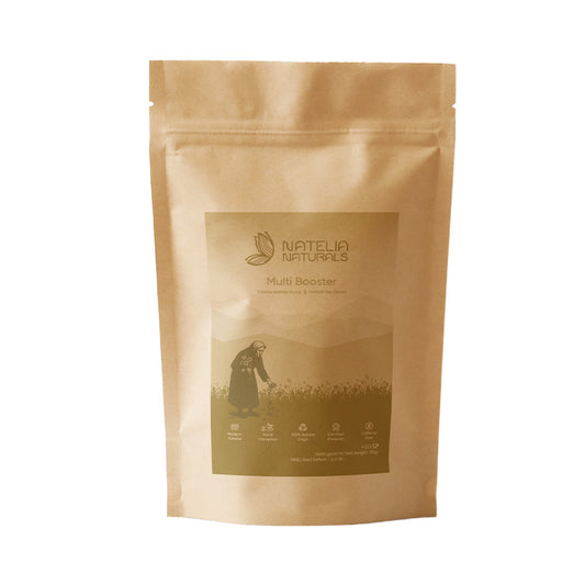Multi Booster – Kräutertee-Mischung | 50 g im wiederverschließbaren Standbeutel