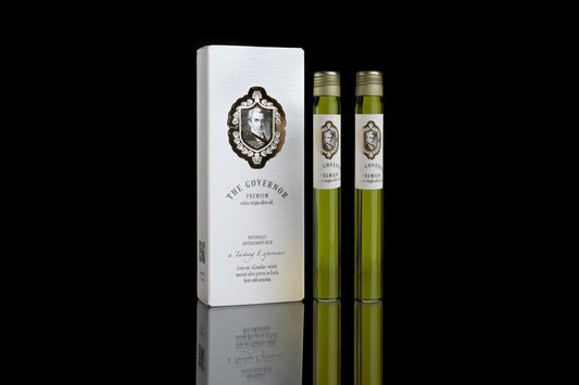 THE GOVERNOR - PREMIUM 100% Polyphenolreiches Griechisches Extra Natives Olivenöl - Tasting Experience